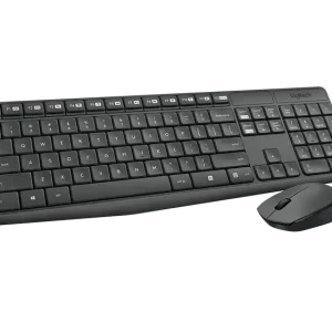 Teclado+mouse LOGITECH INALAMBRICO MK235 Negro
