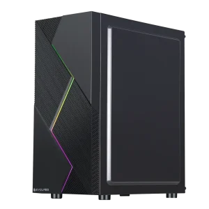 GABINETE EVOLABS BOLT EVO 100A 1 FAN RGB FRENTE RGB