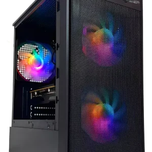 GABINETE SENTEY M12 BLACK 3 FAN RGB MESH