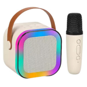 Parlante portatil RGB con 1 microfono K18