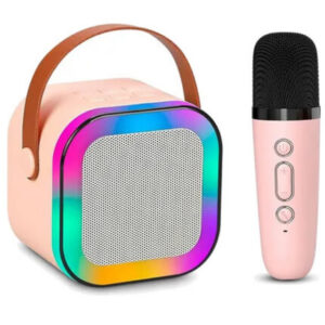 Parlante portatil RGB con 1 microfono K18