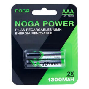 Pila recargable AAA Noganet 1.300mAH x 2 unidades