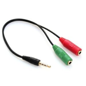 Adaptador Mini Plug Macho a 2 Mini Plug Hembra