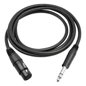 Cable Plug 6.3mm - XLR Hembra