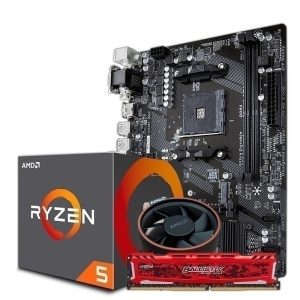 Combo Ryzen 5 5500 + MB A520 + DDR4 16GB 3200MHZ (SIN VIDEO)