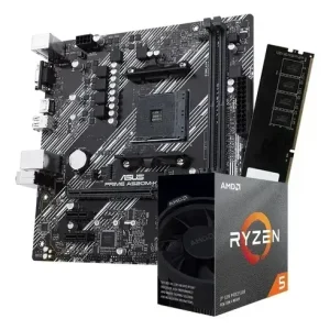 COMBO AMD RYZEN 5 3500X + MOTHER A520 + MEMORIA 16GB 3200MHZ