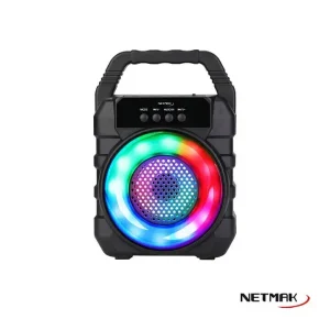 PARLANTE NETMAK DRAKE RGB 5W 3 INALAMBRICO BATERIA