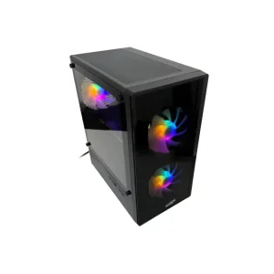 GABINETE SENTEY T5 BLACK 3 FAN RGB ATX