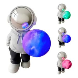 Lampara led astronauta con parlante