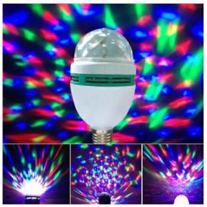 Lampara giratoria led RGB