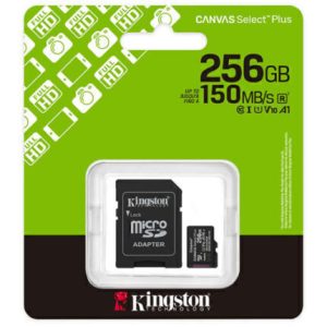 Memoria Micro SD Kingston Canvas Plus 256 Gb