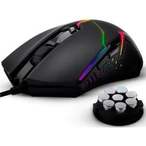MOUSE REDRAGON CENTROPHORUS2 RGB DPI 7200 USB 6 BOTONES NEGRO M601