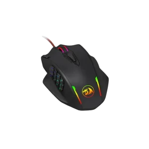 MOUSE REDRAGON IMPACT M908 DPI 12400 USB BLACK RGB GAMER 18 BOTONES