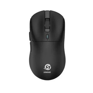 MOUSE GAMER SOLARMAX NEGRO INALAMBRICO 2.4GHZ BATERIA USBC ULTRALIVIANO GMW07B