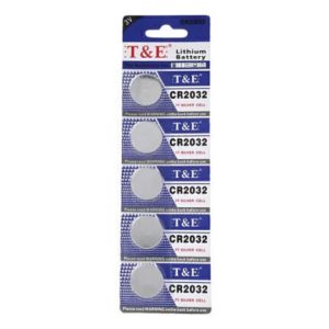 Pila T&E CR2032 3v x 5u