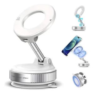 Soporte magnetico con ventosa para celular