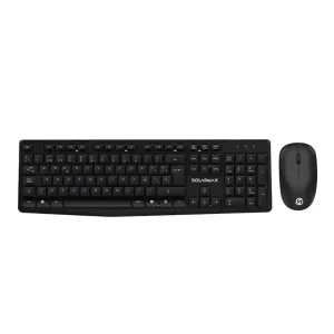 COMBO TECLADO Y MOUSE SOLARMAX USB NEGRO KBC2500B