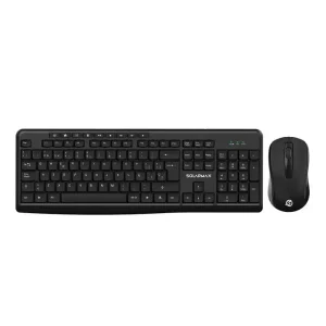 COMBO TECLADO Y MOUSE SOLARMAX USB NEGRO KMC2300 OFICINA