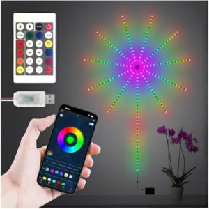 Tira Led RGB Bluetooth (EFECTO FUEGO ARTIFICIALES)