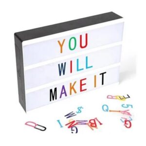 Cartel luminoso led + Letras colores