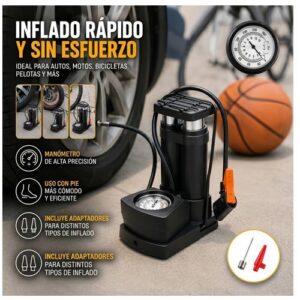 Inflador de pie