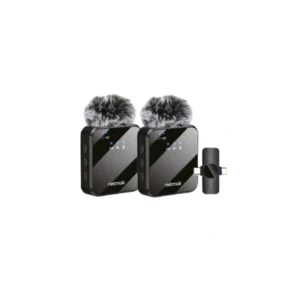 MICROFONO CORBATERO NETMAK NM-C14 SET X2 INALAMBRICO