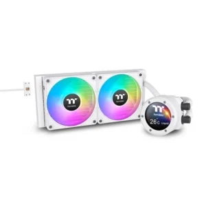 Water Cooler Thermaltake TH240 V2 Ultra EX ARGB Sync 240mm Snow Edition LCD 2.1"