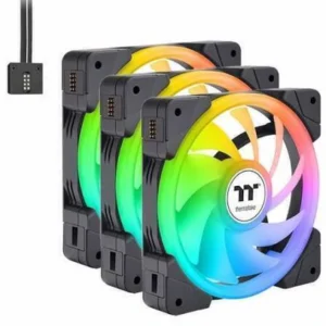 Kit 3 Fans Thermaltake SWAFAN EX12 RGB 120mm Black TT Premium Edition