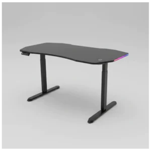 ESCRITORIO ELECTRICO REGULABLE GLOBAL 140X70 NEGRO RGB
