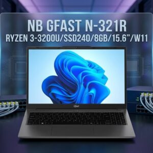 NB GFAST N-537R RYZEN 5-3500U/SSD240/8GB/15.6"/W11