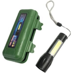 LINTERNA TACTICA CAJITA VERDE MODV-00B3