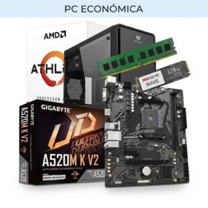 COMBO ATHLON 3000G + MB GIGABYTE A520 + DDR4 8GB