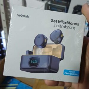 MICROFONO NETMAK NM-MC15 SETX2/CORBATERO/ESTUCHE
