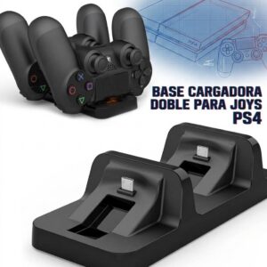 BASE CARGADORA DOBLE PARA JOYS PS4